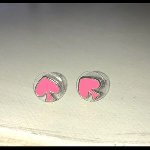 Kate Spade Pink Spade Stud Earrings